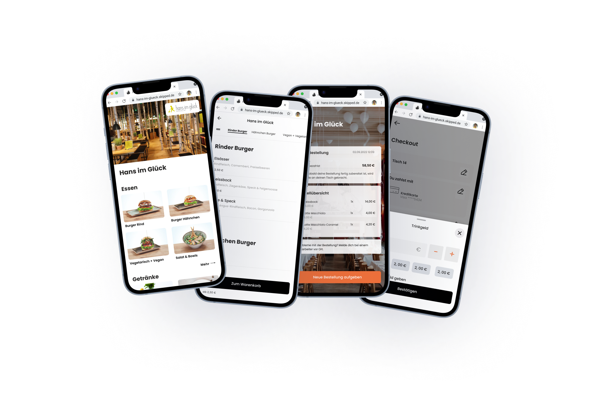Skipped restaurant app
